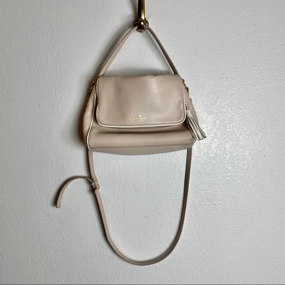 kate spade Handbags - KATE SPADE grey lilac medium size cross body
